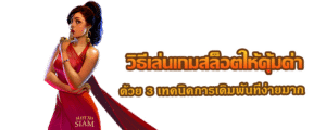 วิธีเล่นเกมสล็อตให้คุ้ม